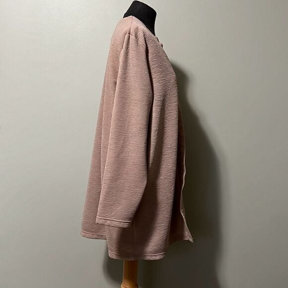 Bea Basics Women's Cream Knit Ribbed Tank Top & Cardigan Set Size XL - Picture 5 of 12